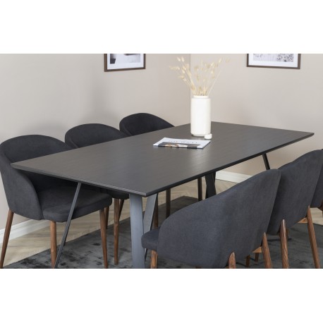 Marina Spisebordssæt - Sort