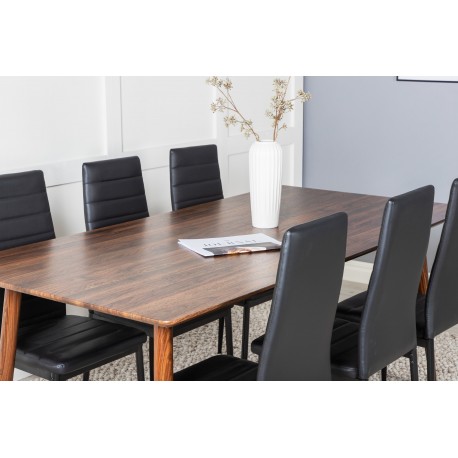 Polar t Spisebordssæt - Sort og Natur