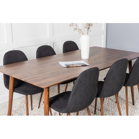 Polar Spisebordssæt - Sort og Natur