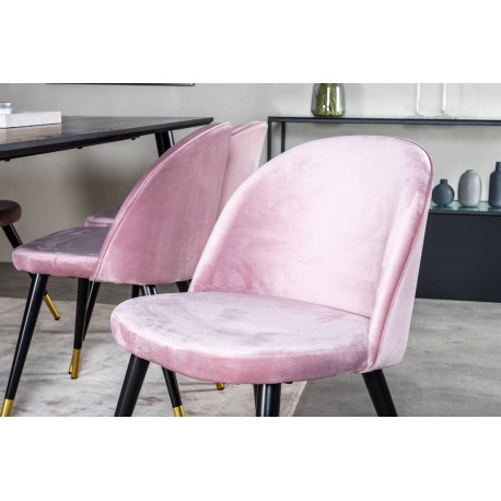 Dipp Spisebordssæt - Sort og Pink