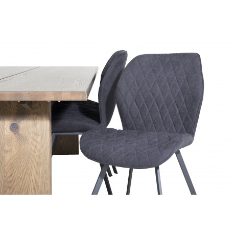 Logger Spisebordssæt - Sort og Natur