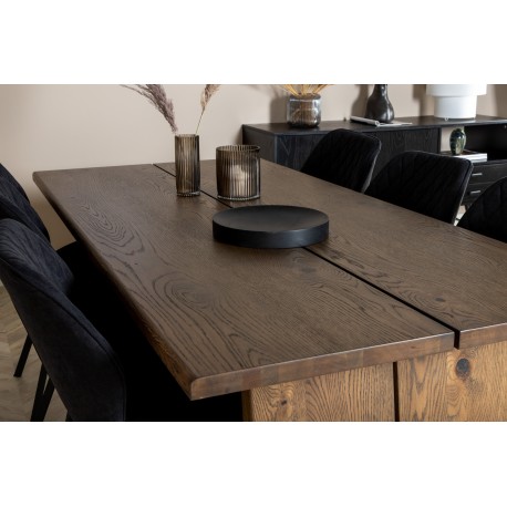 Logger Spisebordssæt - Sort og Natur