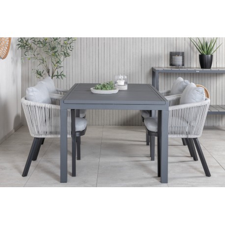 Marbella t Loungesæt - Havemøbelsæt - Sort,Grå