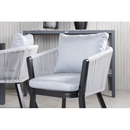 Marbella t Loungesæt - Havemøbelsæt - Sort,Grå