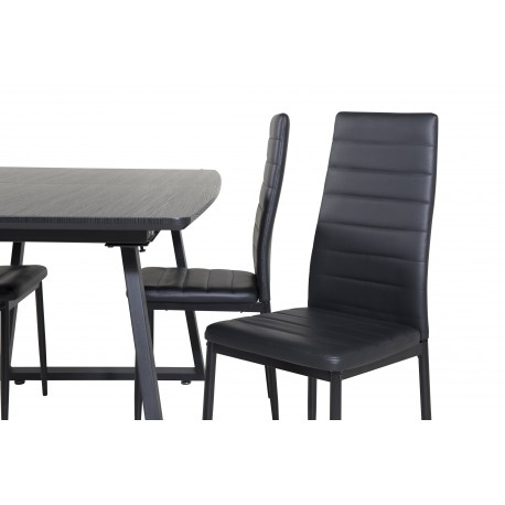 Inca e Spisebordssæt - Sort