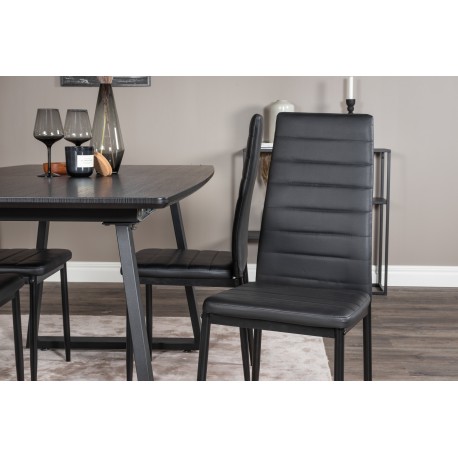 Inca e Spisebordssæt - Sort