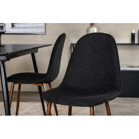 Silar Spisebordssæt - Sort og Natur