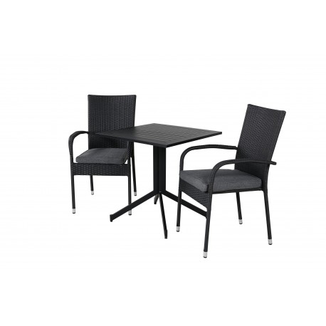 Way Loungesæt - Havemøbelsæt - Sort