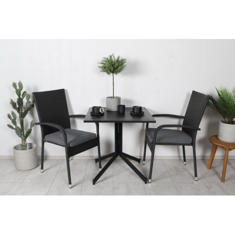 Way Loungesæt - Havemøbelsæt - Sort