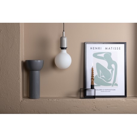 Hang Loftlampe - Beige og Sort