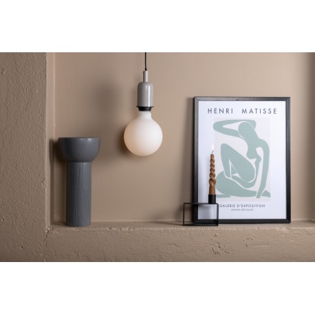 Hang Loftlampe - Beige og Sort