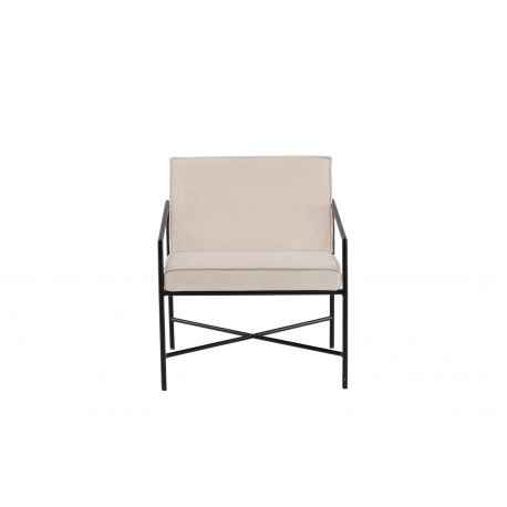 Rakel Lænestol - Beige og Sort