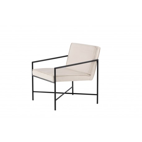 Rakel Lænestol - Beige og Sort
