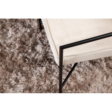 Rakel Lænestol - Beige og Sort