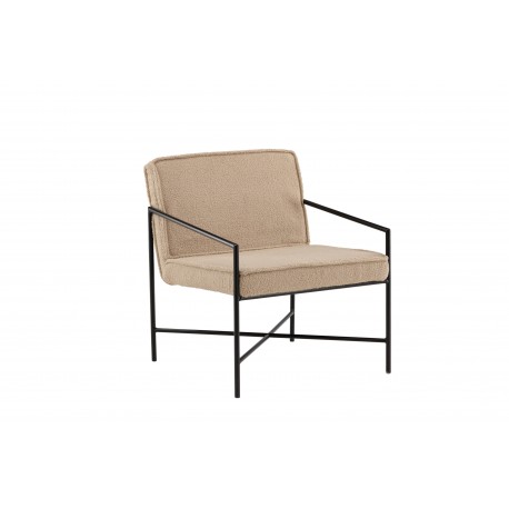 Rakel Lænestol - Beige og Sort
