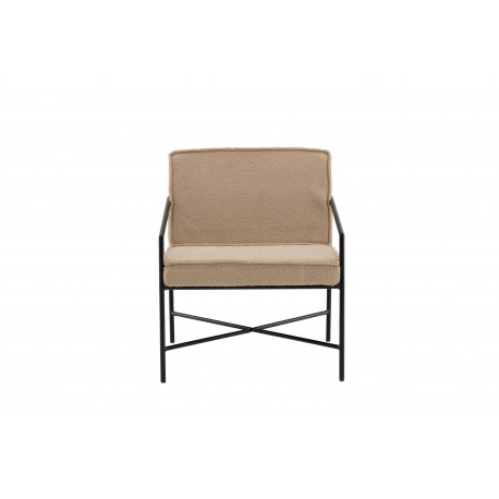 Rakel Lænestol - Beige og Sort