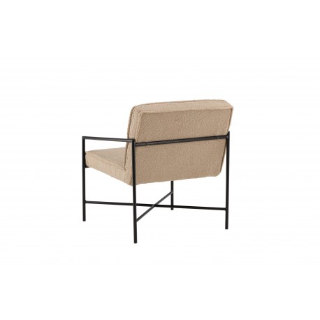 Rakel Lænestol - Beige og Sort
