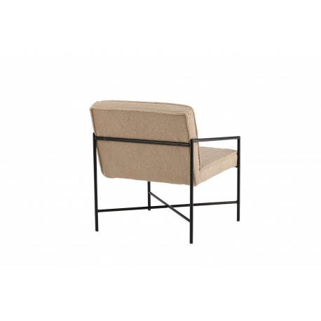 Rakel Lænestol - Beige og Sort