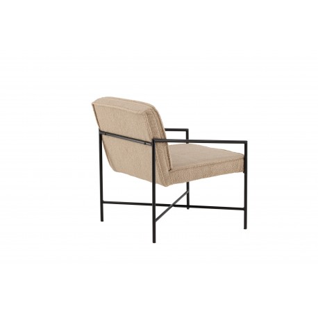 Rakel Lænestol - Beige og Sort