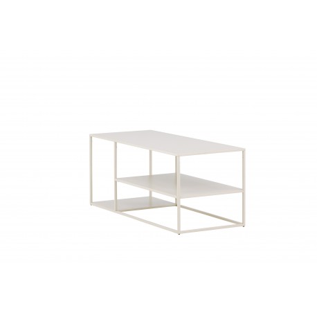 Staal Sofabord 120cm - Beige