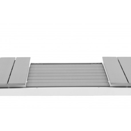 Levels t Spisebord - Grå,Hvid