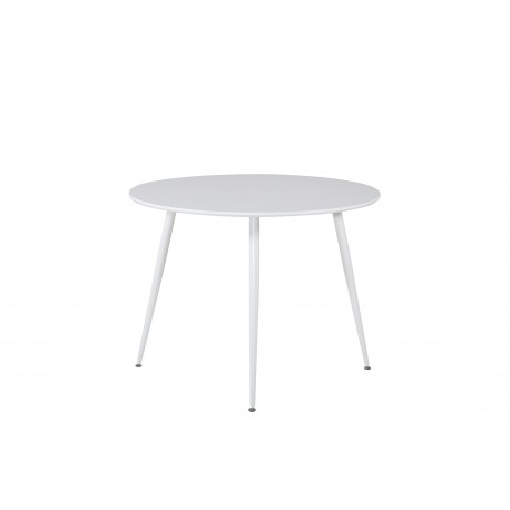 Plaza Rundt spisebord Ø100cm - Hvid