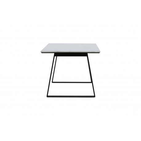 Estelle Marmor Spisebord 140cm - Hvid
