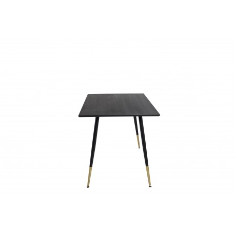 Dipp Spisebord 120cm - Sort og Messing