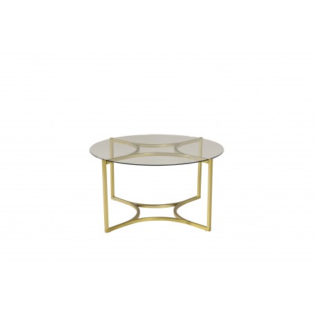 Kivik Bord - Messing og Transperant