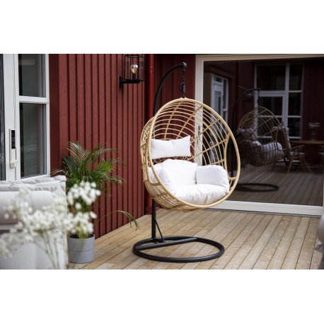 Viga Hængestol - Sort,Natur,Hvid