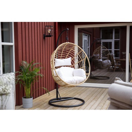 Viga Hængestol - Sort,Natur,Hvid