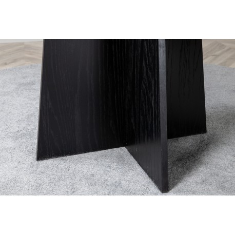 Bootcut Rundt Rundt spisebord - Sort