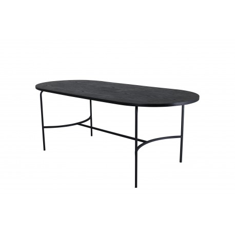 Skate Ovalt spisebord - Sort