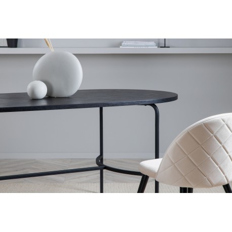 Skate Ovalt spisebord - Sort