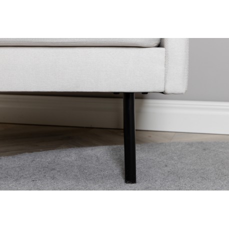 Zoom Lænestol - Sort og Lys beige
