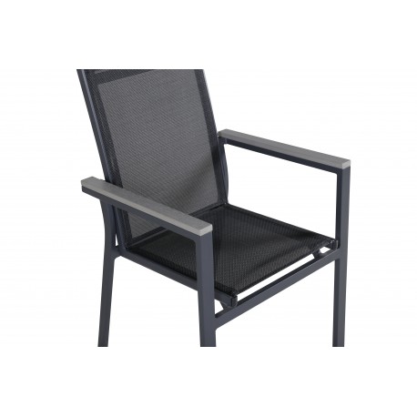 Parma Havestol - Sort,Grå