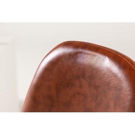 Polar Spisebordsstol - Cognac Pu læder