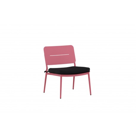 Lina Lounge Stol - Sort,Pink