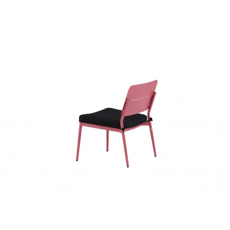 Lina Lounge Stol - Sort,Pink
