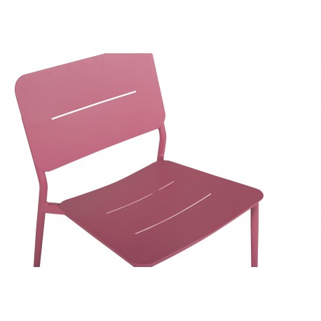 Lina Lounge Stol - Sort,Pink