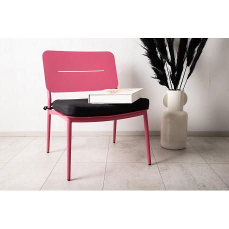 Lina Lounge Stol - Sort,Pink