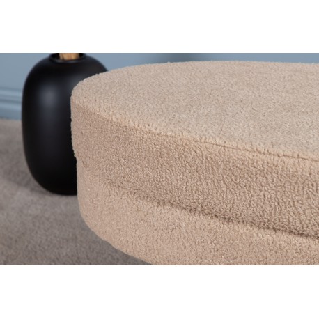 Otto Ottomane - Beige og Sort