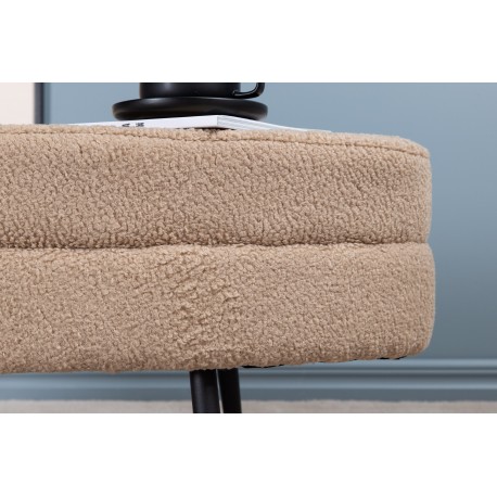 Otto Ottomane - Beige og Sort