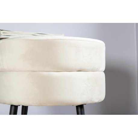 Pot Puf Ø40 - Lys beige