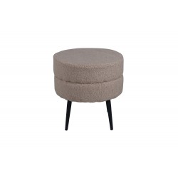Pot Pouf - Beige og Sort