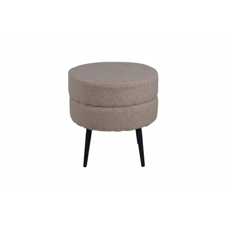 Pot Pouf - Beige og Sort