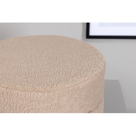 Pot Pouf - Beige og Sort
