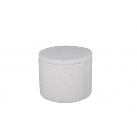 Dunken Pouf - Hvid
