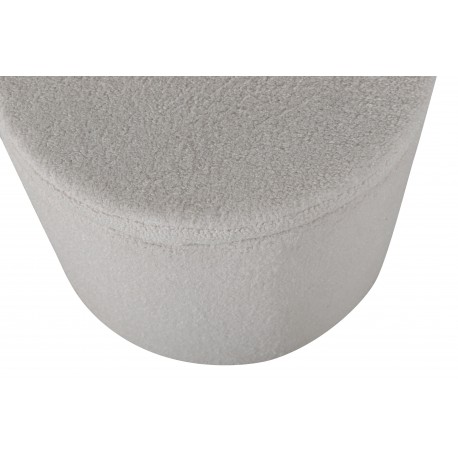 Dunken Pouf - Hvid