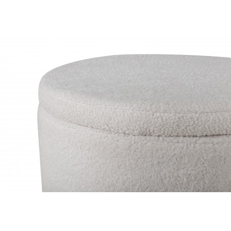 Dunken Pouf - Hvid